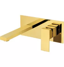 Смеситель встраиваемый для раковины Grocenberg GB588 Золото