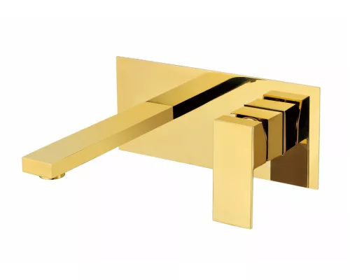 Смеситель встраиваемый для раковины Grocenberg GB588 Золото