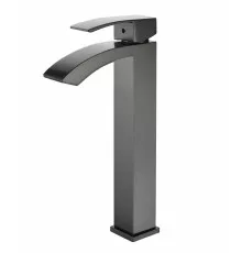 Смеситель для раковины Высокий Grocenberg GB3007BG Графит