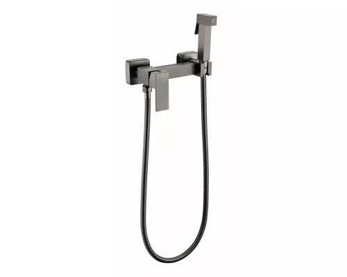 Смеситель с гигиеническим душем  Grocenberg GB101N-BG Графит