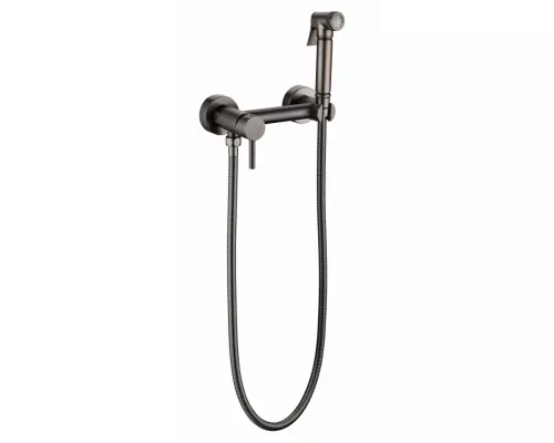 Смеситель с гигиеническим душем  Grocenberg GB103N-BG Графит