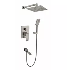 Душевая система скрытого монтажа Grocenberg GB5007BG Графит