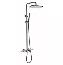 Душевая система с термостатом Grocenberg  GB7038BG Графит