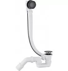 Полуавтоматический сливы-перелив для ванны Grocenberg GB240BL Чёрный матовый