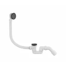 Автоматический сливы-перелив для ванны Grocenberg GB230BL Чёрный матовый