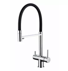 Смеситель для кухни Grocenberg GB4099 с гибким изливом Хром