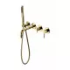 Смеситель для ванны с ручным душем Grocenberg GB5070GO Золото