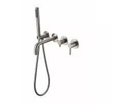 Смеситель для ванны с ручным душем Grocenberg GB5070NK Никель