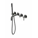 Смеситель для ванны с ручным душем Grocenberg GB5070BG Графит