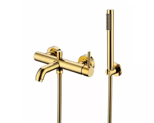 Смеситель для ванны Grocenberg GB8099GO Золото