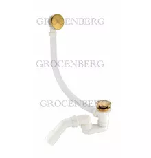 Автоматический сливы-перелив для ванны Grocenberg GB230GL золотой брашированный