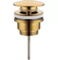 Донный клапан Grocenberg GB106 золотой брашированный