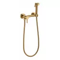 Смеситель с гигиеническим душем  Grocenberg GB103N-GL золотой брашированный