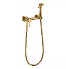 Смеситель с гигиеническим душем  Grocenberg GB103N-GL золотой брашированный