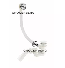 Автоматический сливы-перелив для ванны Grocenberg GB230W Белый