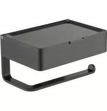 Настенный бумагодержатель плоский Grocenberg AC0050 (Графит)