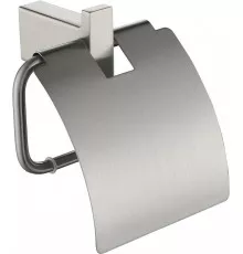 Настенный бумагодержатель с крышкой Grocenberg AC0029 (Никель)