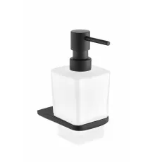 Настенный дозатор для жидкого мыло Grocenberg AC0064 (Черный матовый)