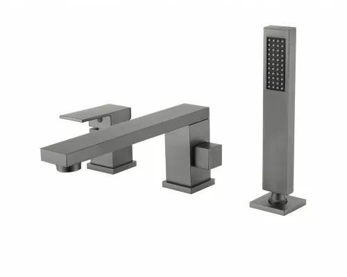 Смеситель на борт ванны Groсenberg GB6008 Графит