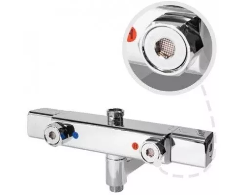 Душевая система с термостатом Grocenberg GB7005 Хром