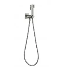 Смеситель Прогрессивный встраиваемый с гигиеническим душем Grocenberg GB005NK Никель