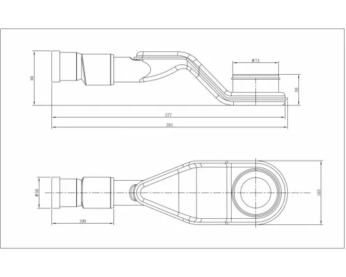 Трап для душа Grocenberg T600NK Никель