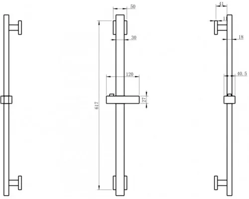 Стойка для душа Grocenberg GB502 Золото