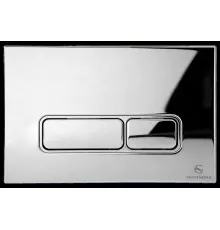Кнопка смыва для унитаза (пластик) GROCENBERG KP3060CR хром