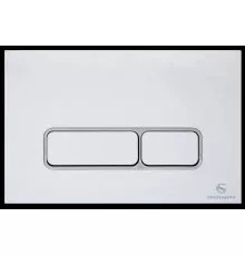 Кнопка смыва для унитаза (пластик) GROCENBERG KP3060W белый