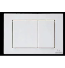 Кнопка смыва для унитаза (пластик) GROCENBERG KP3080W белый