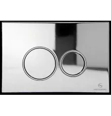 Кнопка смыва для унитаза (пластик) GROCENBERG KP3090CR хром