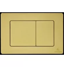 Кнопка смыва для унитаза (металл) GROCENBERG KM3080MG Матовое золото