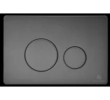 Кнопка смыва для унитаза (металл) GROCENBERG KM3090BG Графит