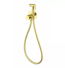Гигиенический душ со смесителем GROCENBERG GB009 с термостатом Золото глянец
