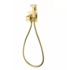 Гигиенический душ со смесителем GROCENBERG GB008 с термостатом Матовое золото