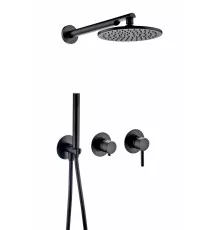 Душевой комплект Grocenberg GB5090BL Черный матовый