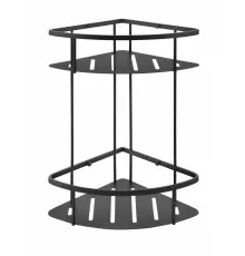 Полка корзина угловая Grocenberg AC0075BL Черный матовый