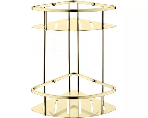 Полка корзина угловая Grocenberg AC0075GO Золото