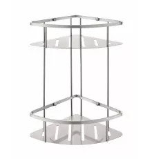 Полка корзина угловая Grocenberg AC0075NK Никель