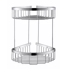 Полка корзина угловая Grocenberg AC0076CR Хром