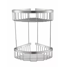 Полка корзина угловая Grocenberg AC0076NK Никель