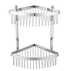 Полка корзина угловая Grocenberg AC0077CR Хром