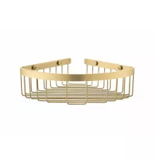 Полка корзина угловая Grocenberg AC0091MG Матовое золото