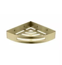 Полка корзина угловая Grocenberg AC0093MG Матовое золото