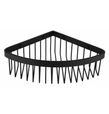Полка корзина угловая Grocenberg AC0094BL Черный матовый
