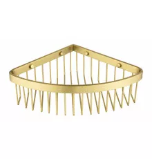 Полка корзина угловая Grocenberg AC0094MG Матовое золото