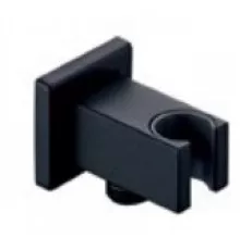 Соединение для душа с держателем Grocenberg GB101 Черный матовый