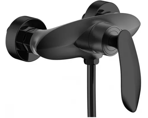 Смеситель для душа с ручным душем Groсenberg GB9001 Черный матовый