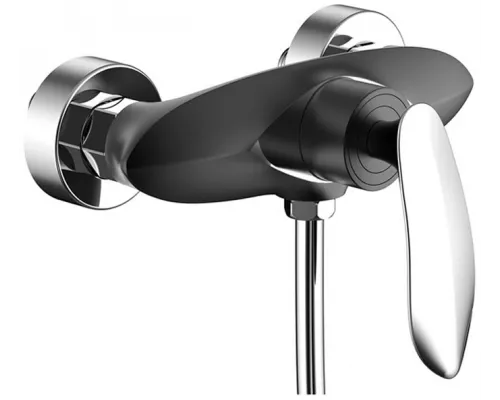 Смеситель для душа с ручным душем Groсenberg GB9001 Черный хром