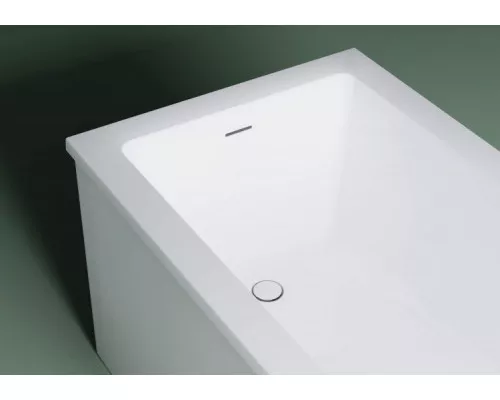 Ванна Astra-Form Нейт SOLID 150x70 (щелевой перелив) с ножками и слив-переливом в комплекте